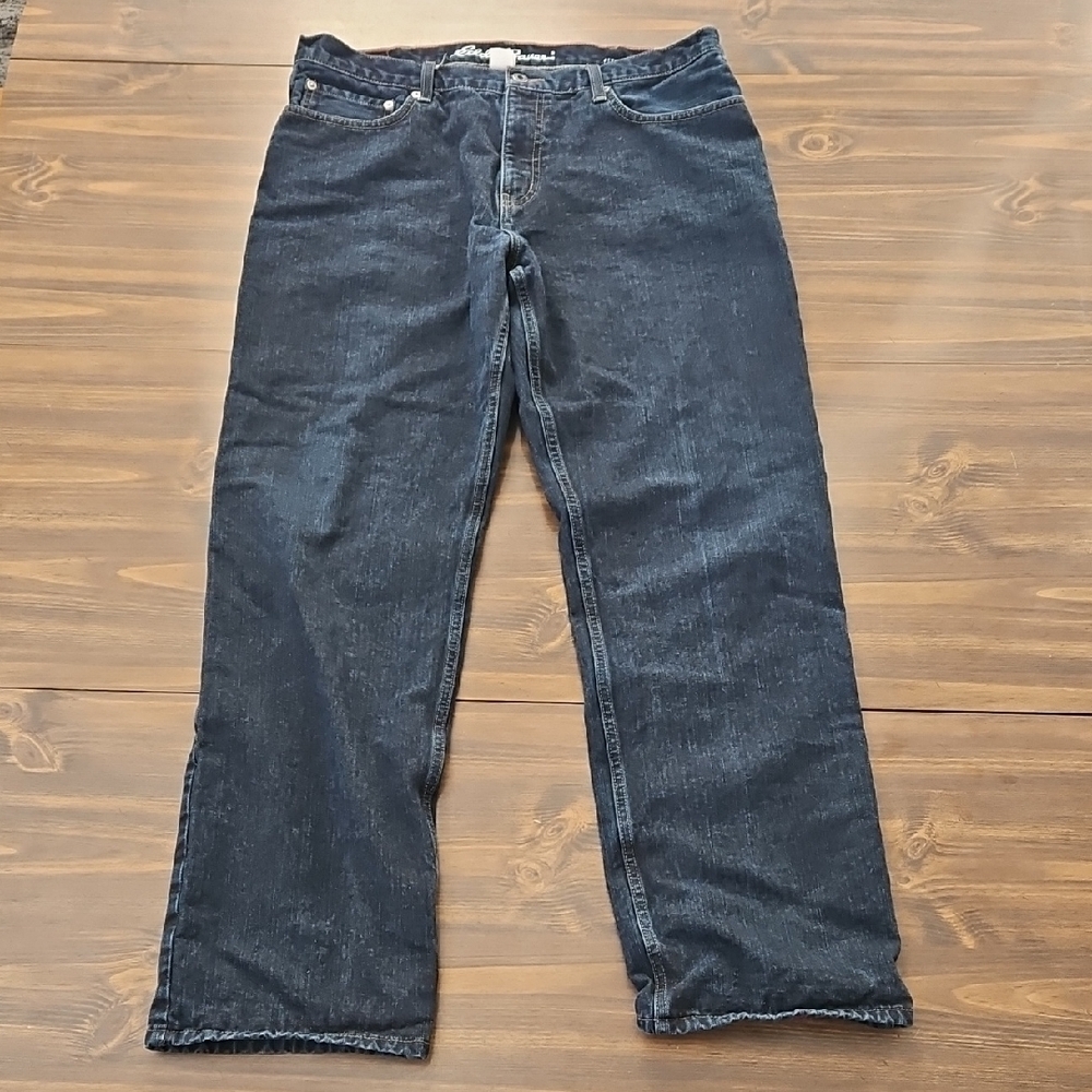 Eddie Bauer Dark Indigo Relaxed Jeans
